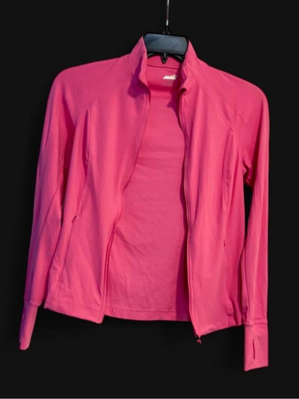 Avia Hot Pink Full-Zip Athletic Jacket